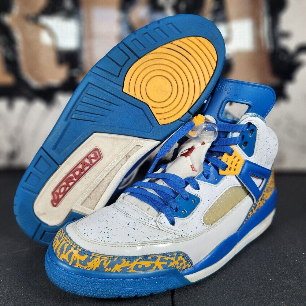 Nike Air Jordan Spizike Do The Right Thing DTRT Spike Lee Size 13 Wh/Blu/Gld/Red